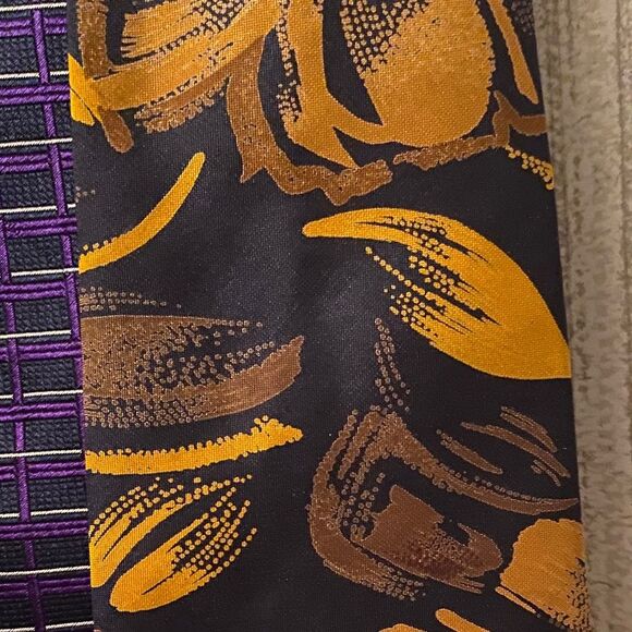 Lot of 5 Luxury Men’s Neck Ties- Christian Dior, Oscar dela Renta, Mulberry - Picture 2 of 11